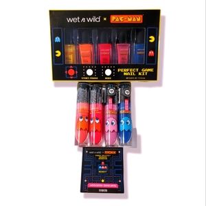 Wet N Wild Cosmetics PacMan Limited Edition Set nail polish lip gloss bronzer